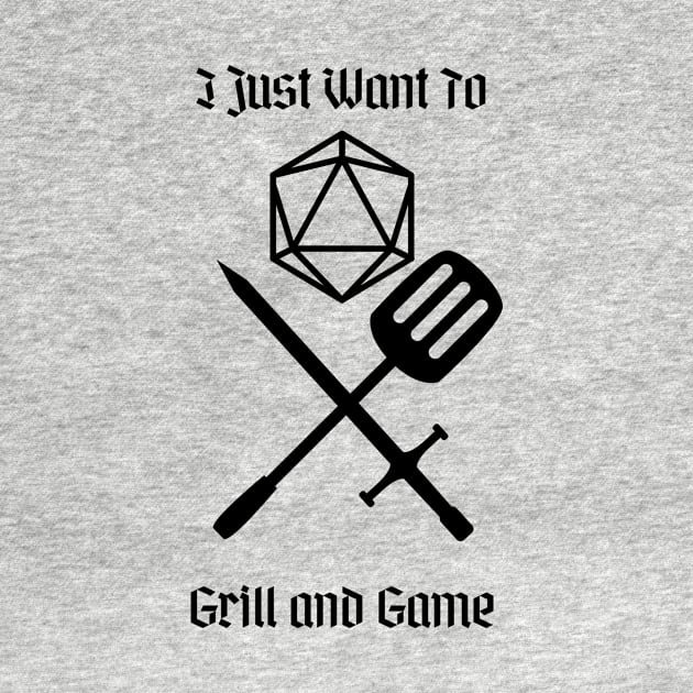 Grill and Game Dark Logo by Bonehead Imporium